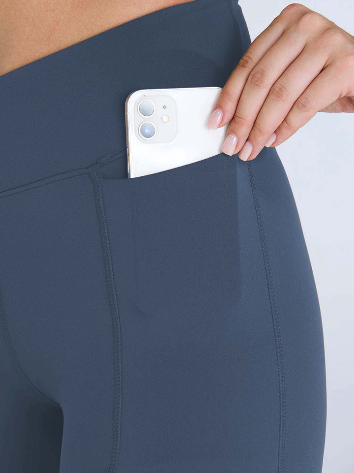 Steel Blue Hourglass Snug Leggings