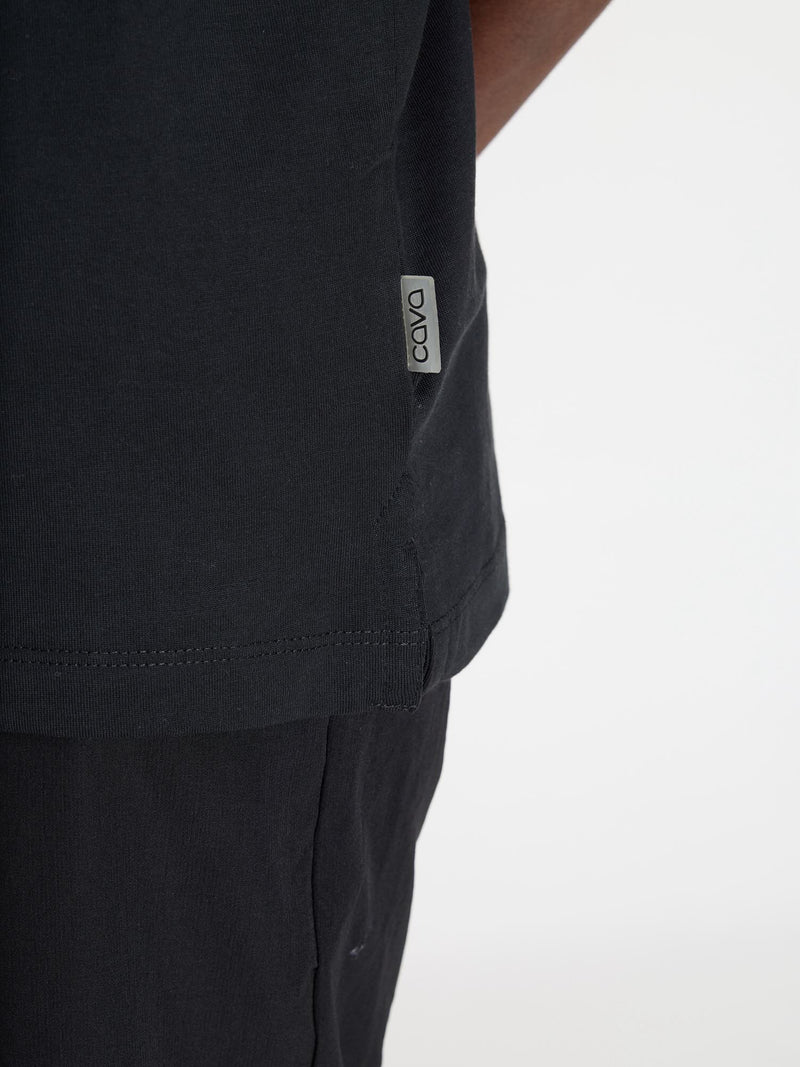 Black Supima Polo T-shirt - Regular Fit