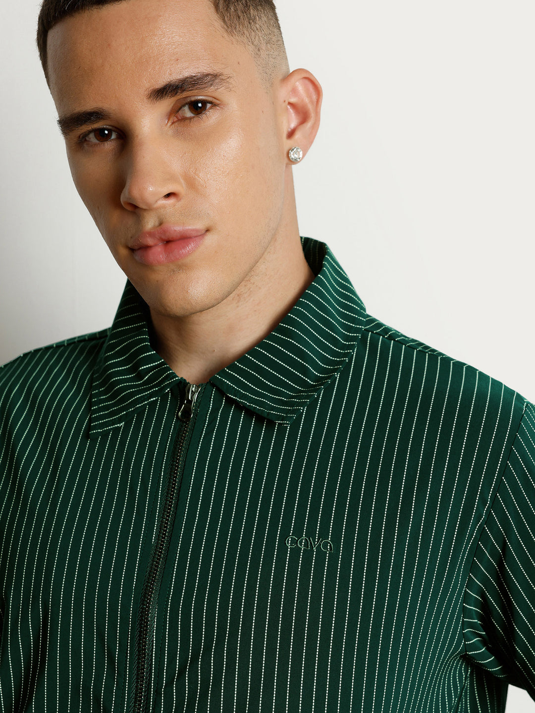 Pine Striped Shacket