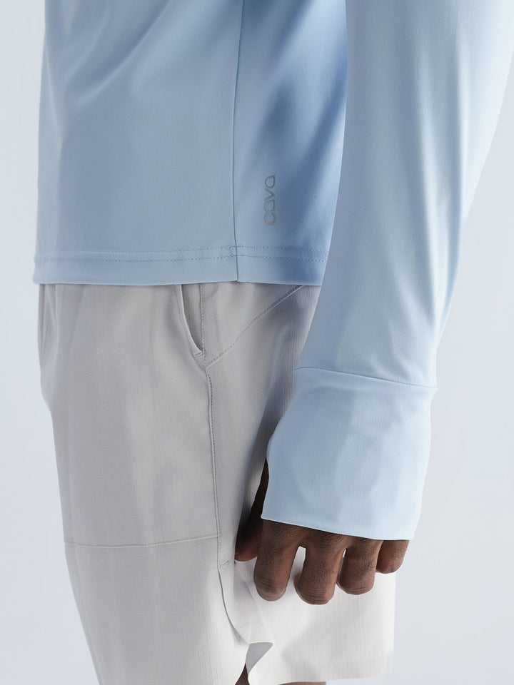 Ice Blue Athletic Quarter-Zip