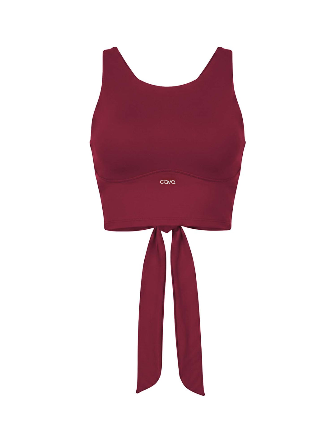 Cherry Tieback Swim Top