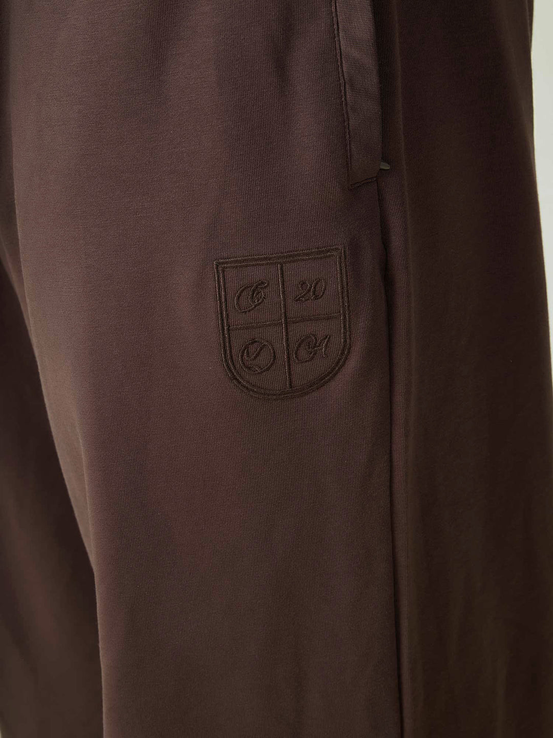 Brown Wide Leg Joggers