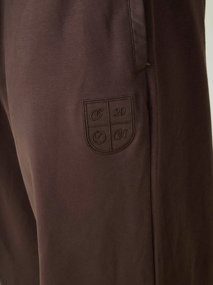 Brown Wide Leg Joggers