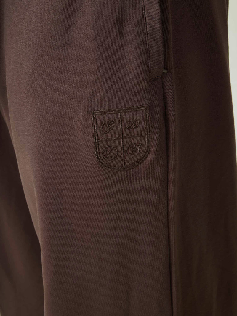 Brown Wide Leg Joggers