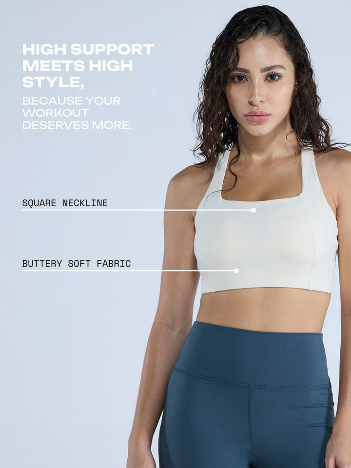 Ivory Ultra Support Sports Bra