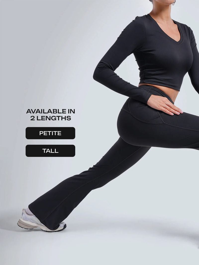 Black Sculpt Bootcut Leggings
