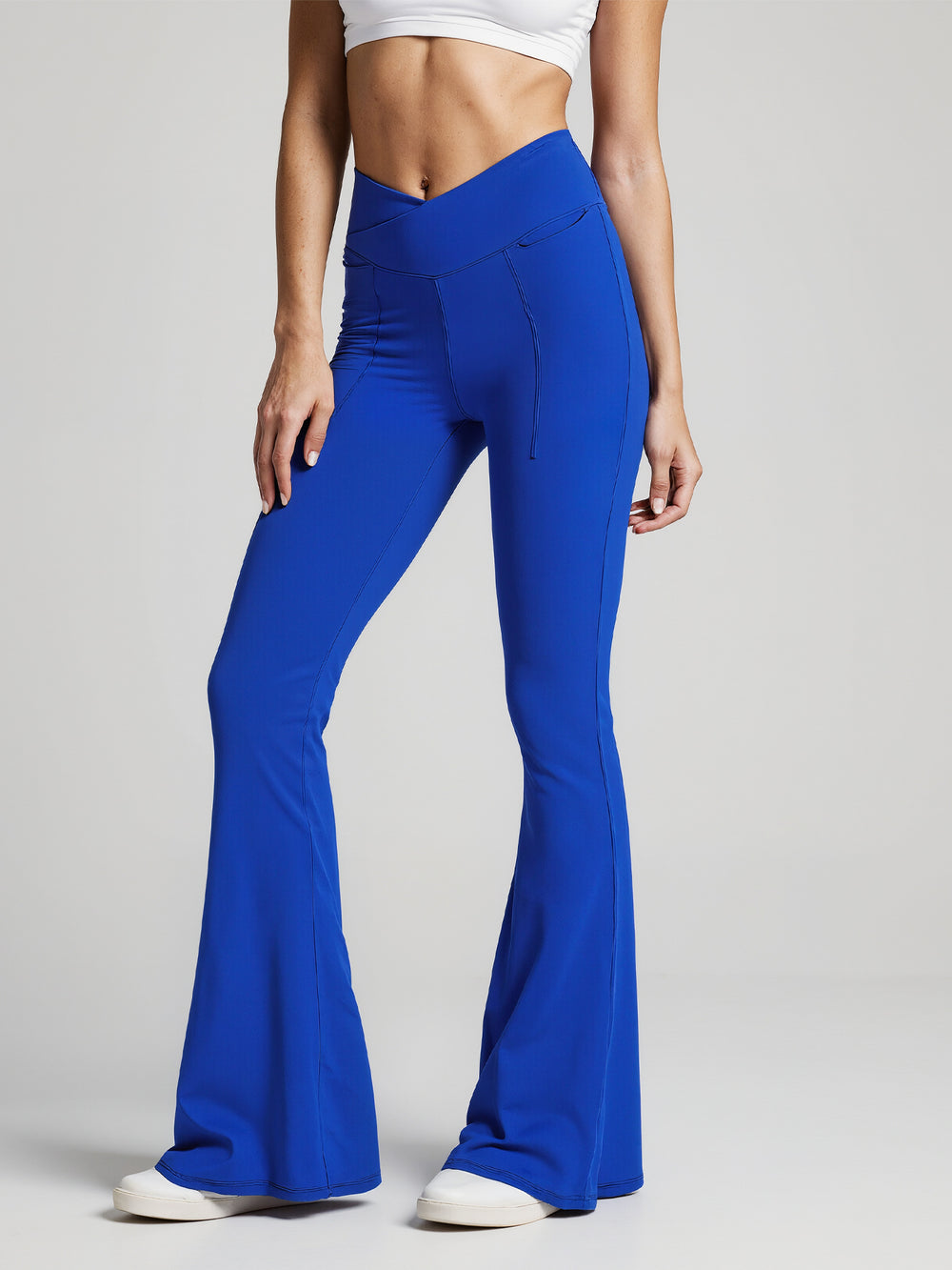 Cobalt Extra Tall Hourglass Flared Leggings