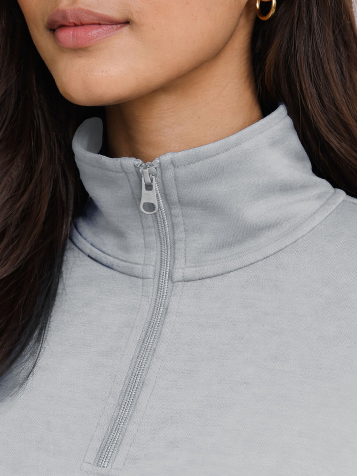 Grey Adaptive Half Zip