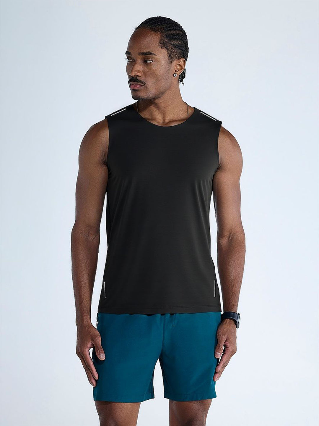 Black Ozone Sleeveless Tank