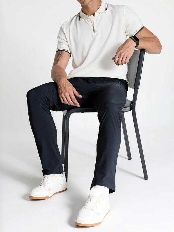 Black Workleisure Pants