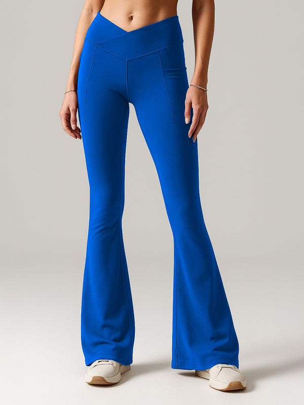 Cobalt Extra Tall Hourglass Flared Leggings