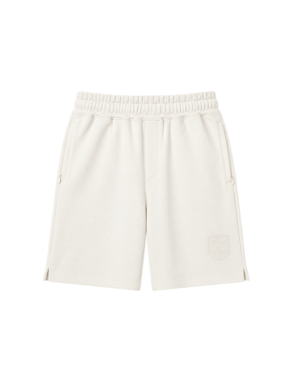 Ivory Cotton Leisure Shorts