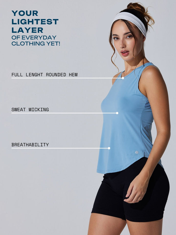 Baby Blue Evolve Air Fit Tank