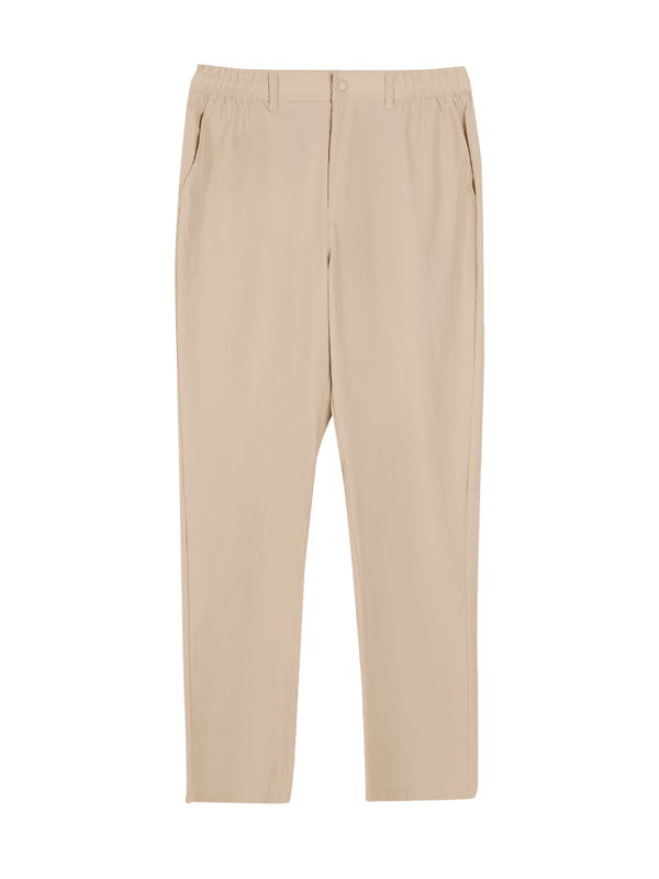 Beige All-Day Stretch Pants