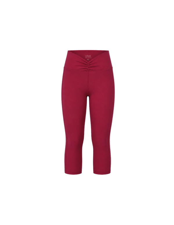 Berry Ruched Capri