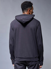 Black Branded Tape Hoodie CAVA athleisure
