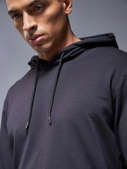 Black Branded Tape Hoodie CAVA athleisure