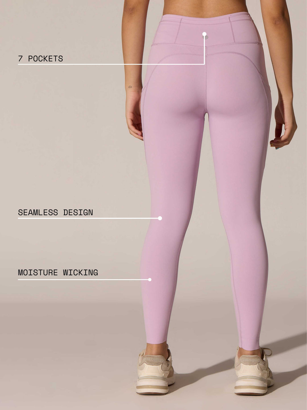 Lilac Septa Pocket Leggings