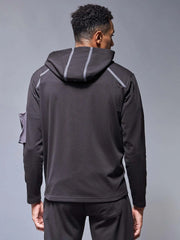 Black Utility Jacket CAVA athleisure