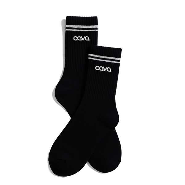 Black Cava Unisex Socks