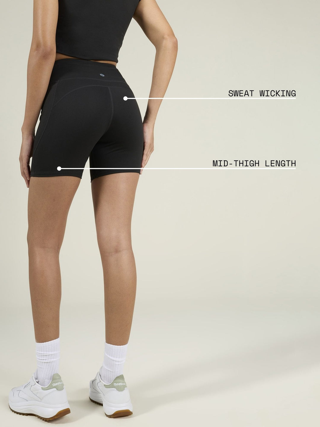 Black Sculpt Booty Shorts