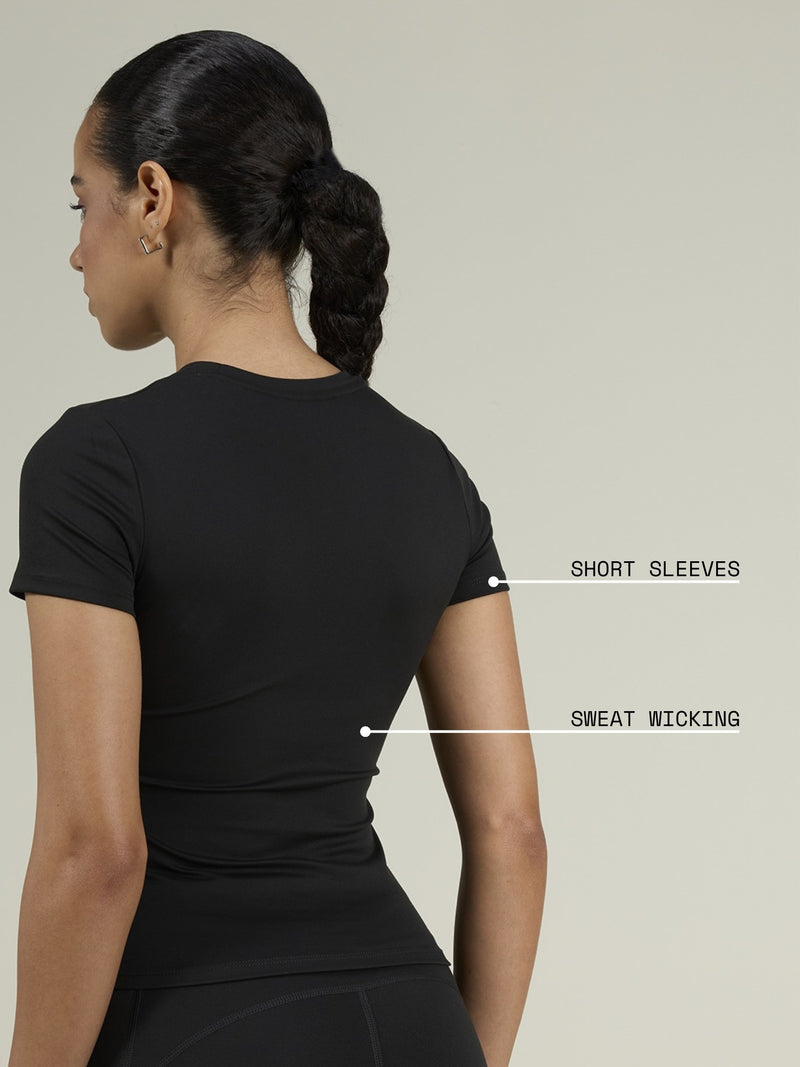Black Sculpt Core Top