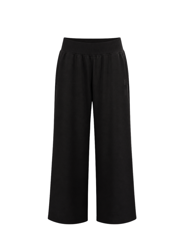 Black Mello Wide Leg Joggers - Men