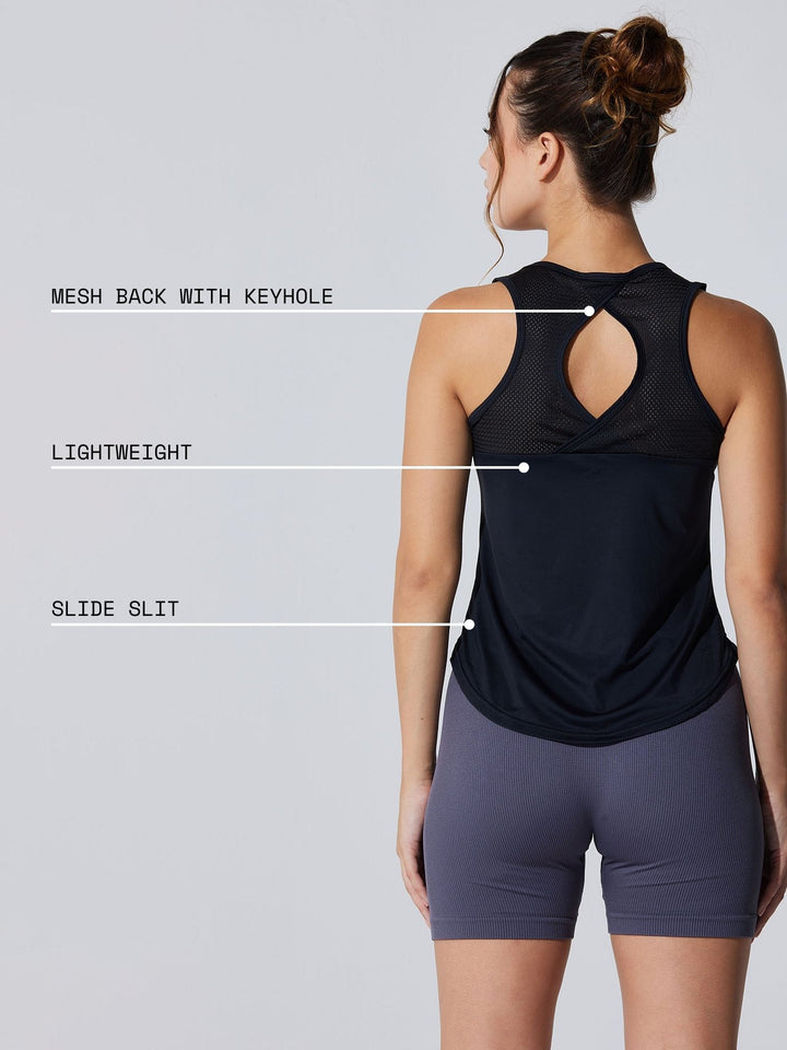 Black Evolve Air Fit Tank