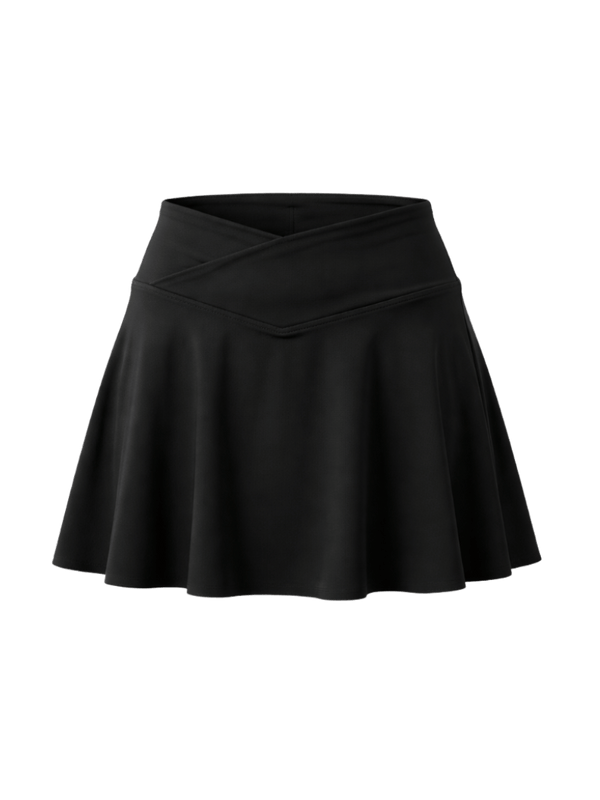 Black Hourglass Swirl Skorts