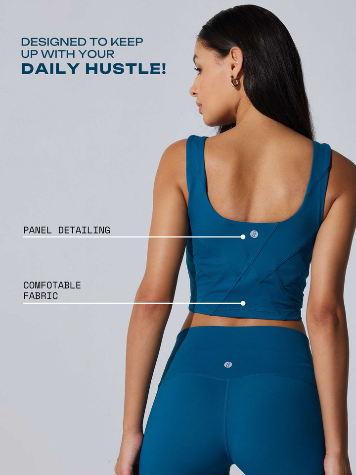 Blue Elevate 24/7 Sports Bra