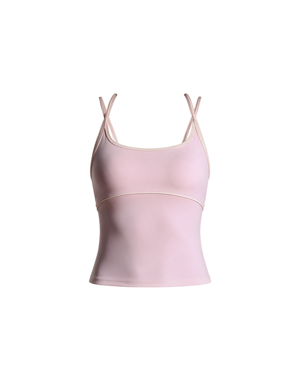 Blush Retro Halterneck Tank