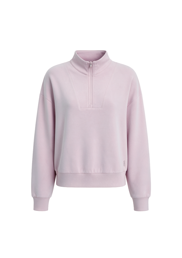 Blush Mello Q-Zip Sweatshirt