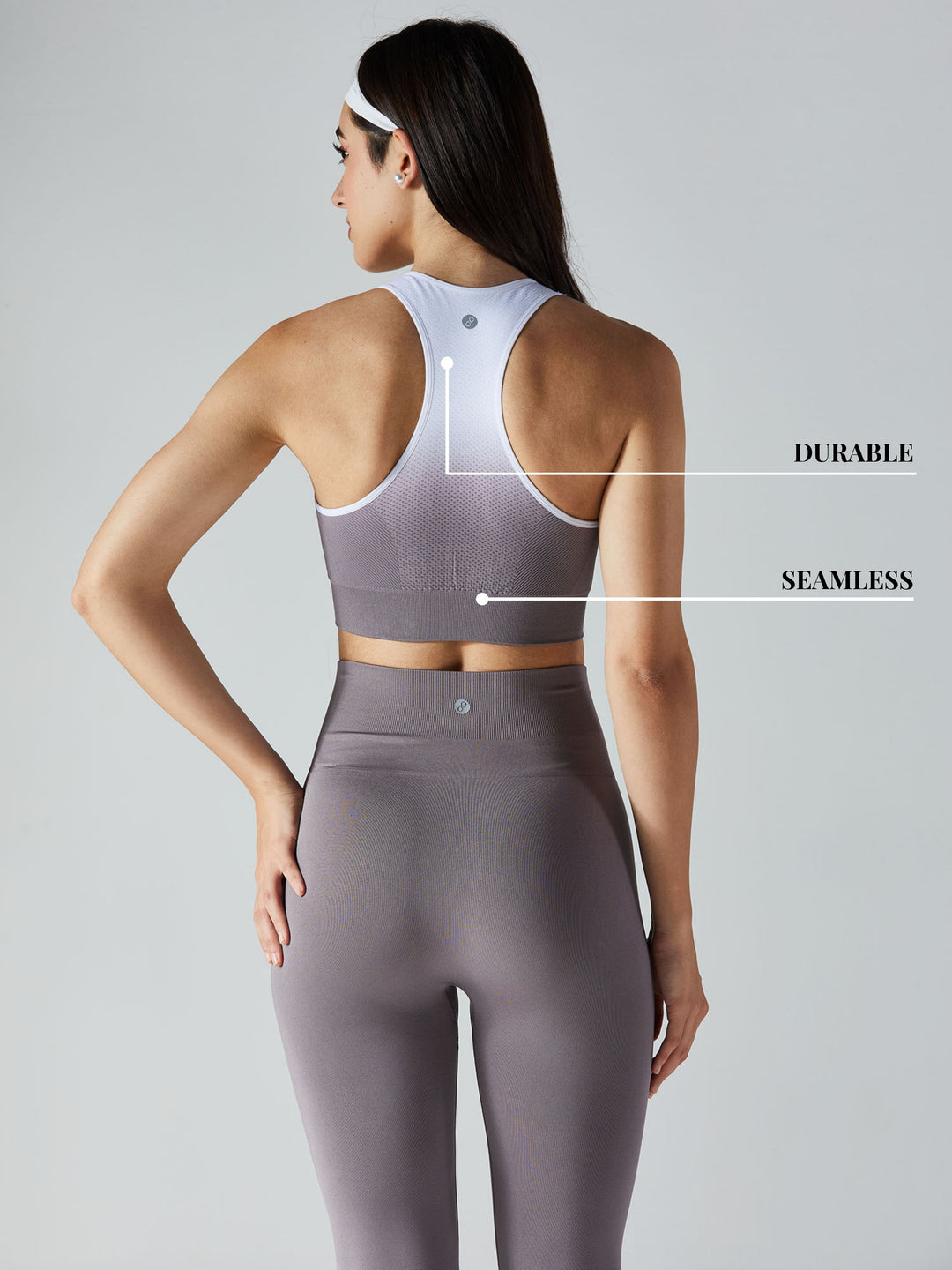 Mauve Beyond 'Hue' Sports Bra