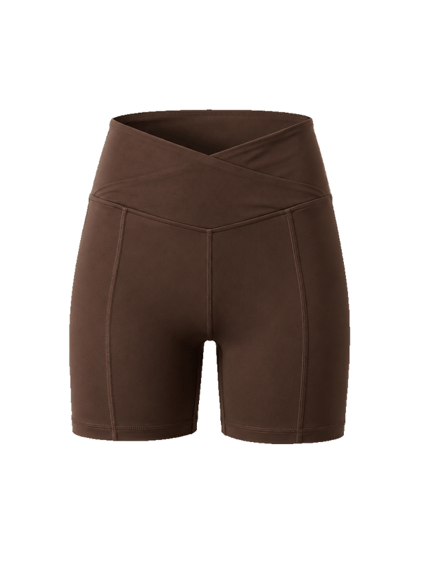 Brown Hourglass Booty Shorts