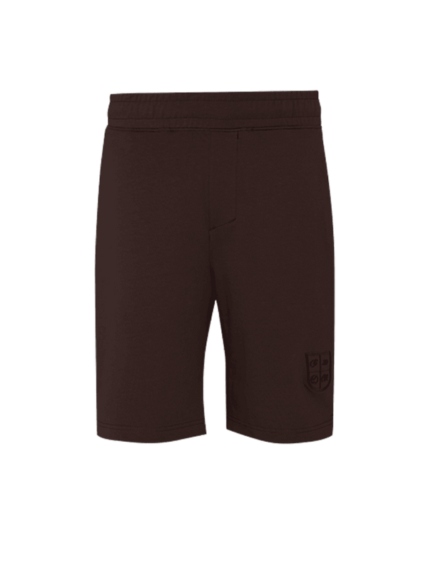 Brown Cotton Leisure Shorts