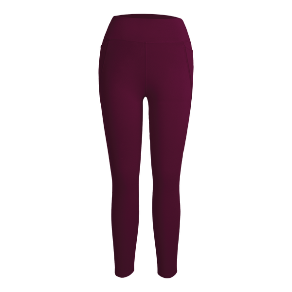 Burgundy Sculpt Core Leggings