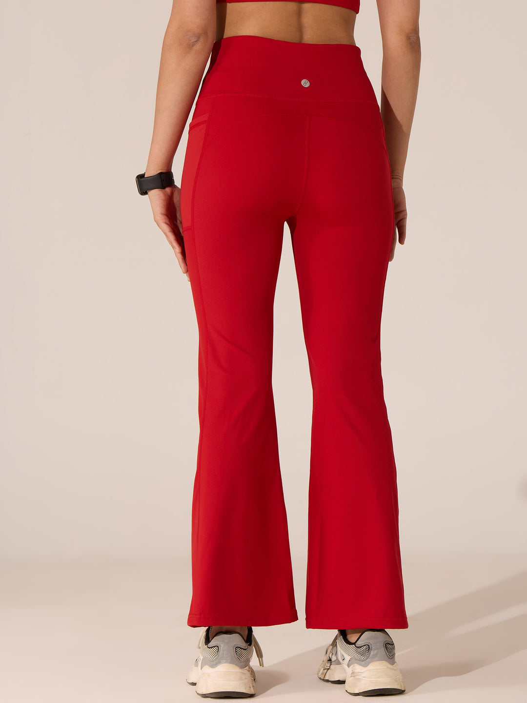 Red All-Day Flex Flare Pants