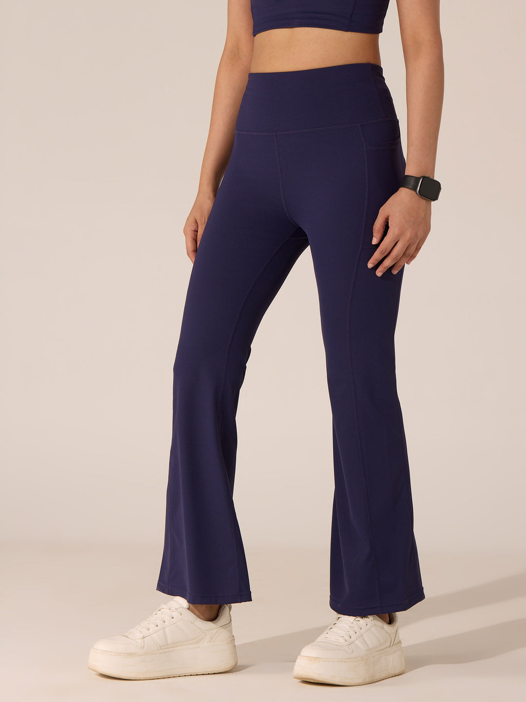 Purple All-Day Flex Flare Pants