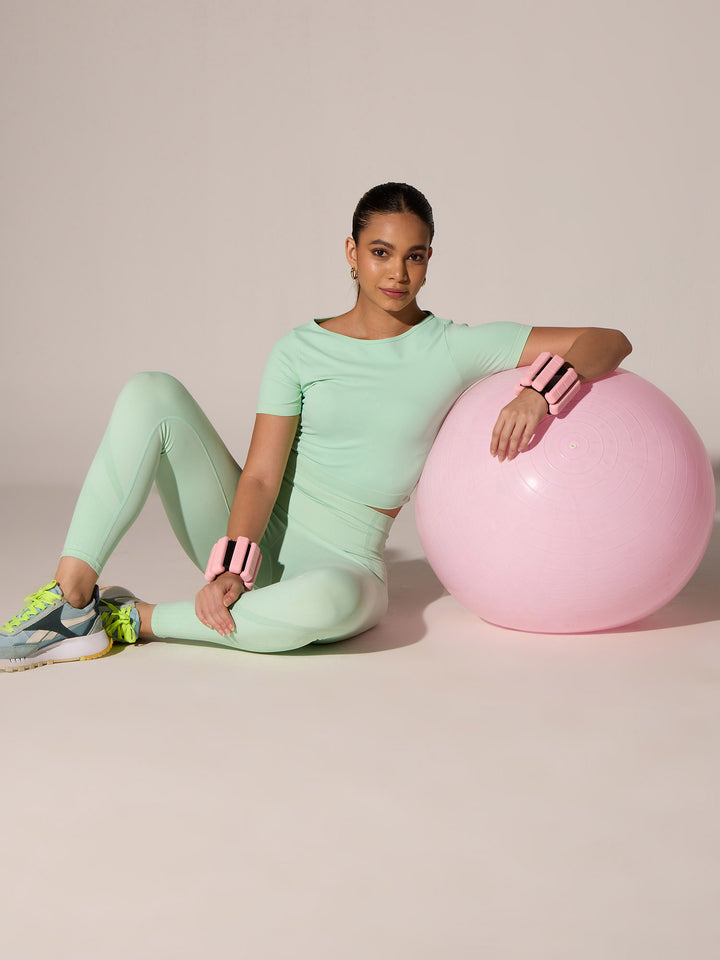 Mint Seamless Sculpt Tee