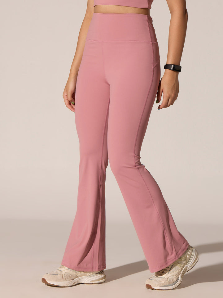 Pink All-In Bootcut Flare Pants