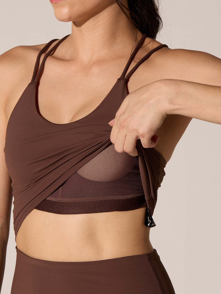 Brown Built-In Brisk Top