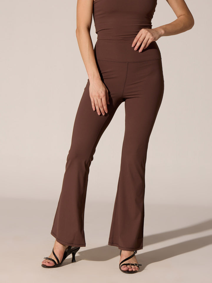 Brown All-In Bootcut Flare Pants