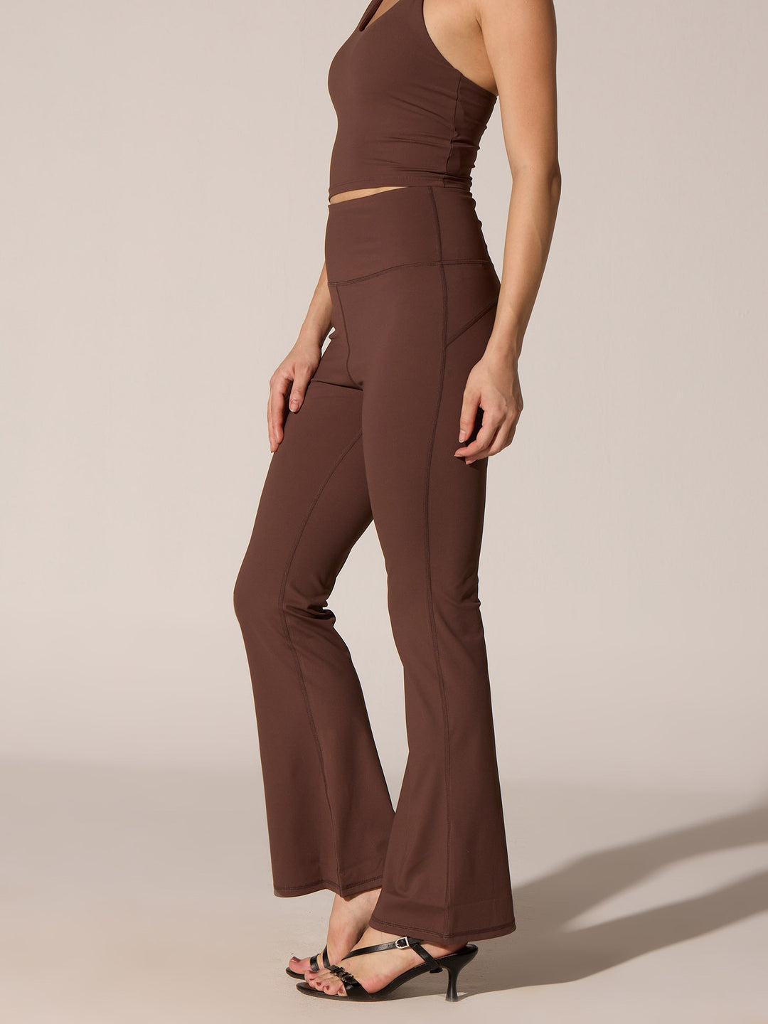 Brown All-In Bootcut Flare Pants