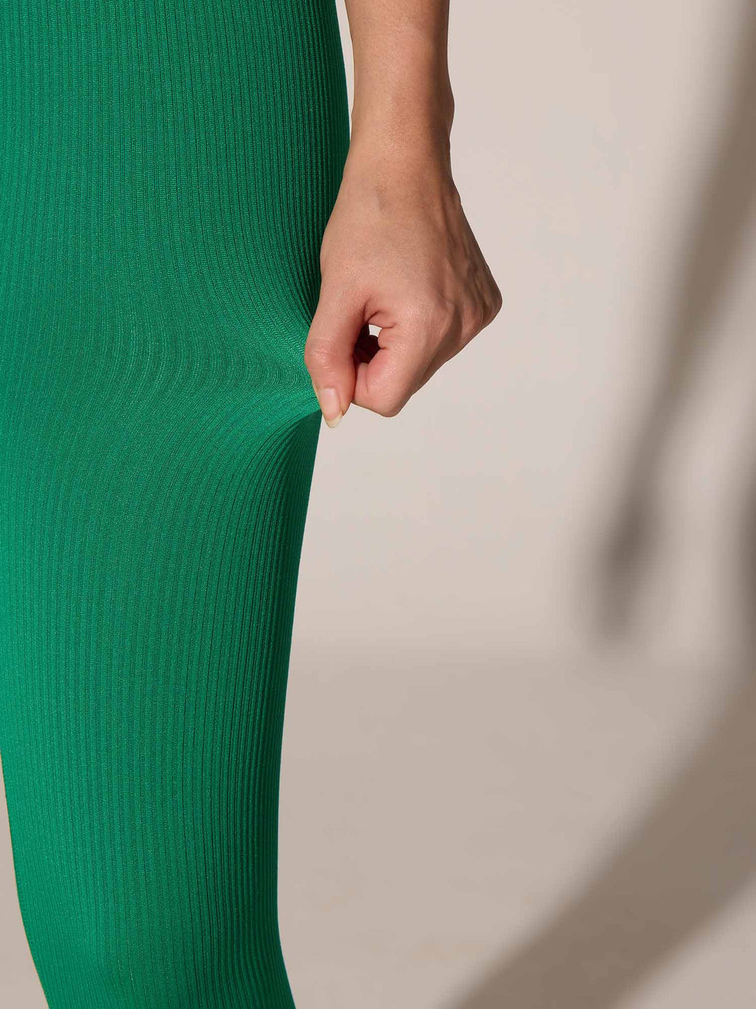 Green Seamless Cinched Leggings