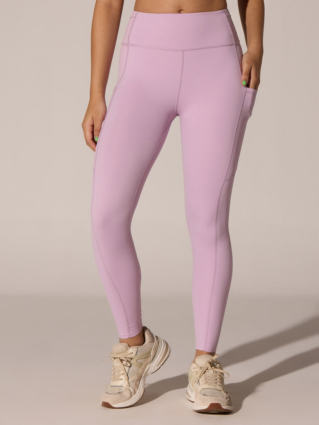 Lilac Septa Pocket Leggings