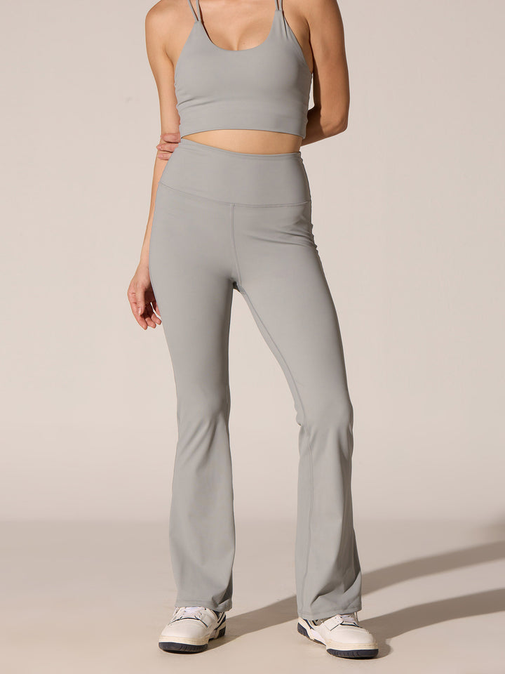 Grey All-In Bootcut Flare Pants