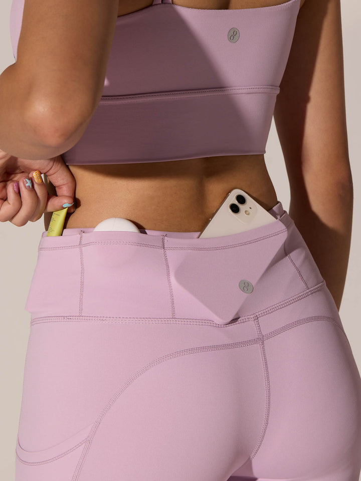 Lilac Septa Pocket Leggings