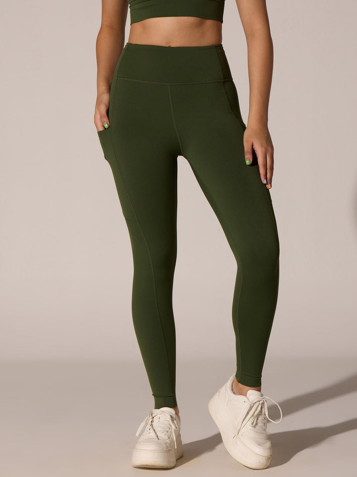 Olive Septa Pocket Leggings