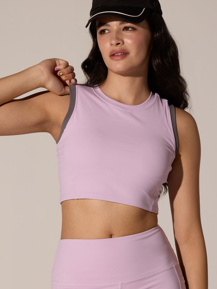 Lilac In-Vest Sports Bra