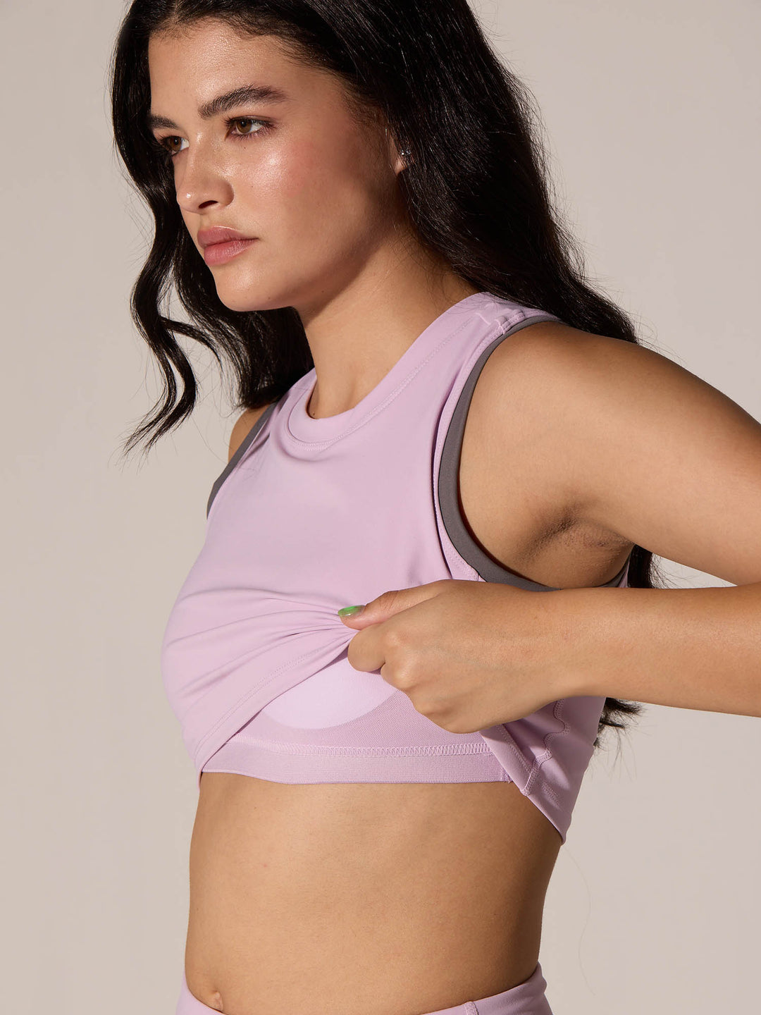 Lilac In-Vest Sports Bra